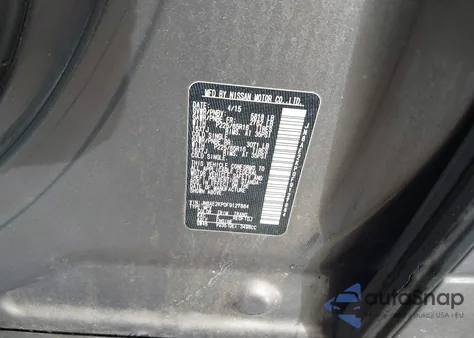 2015 Nissan Quest Sv z USA, uszkodzony, nr VIN JN8AE2KP0F9127884